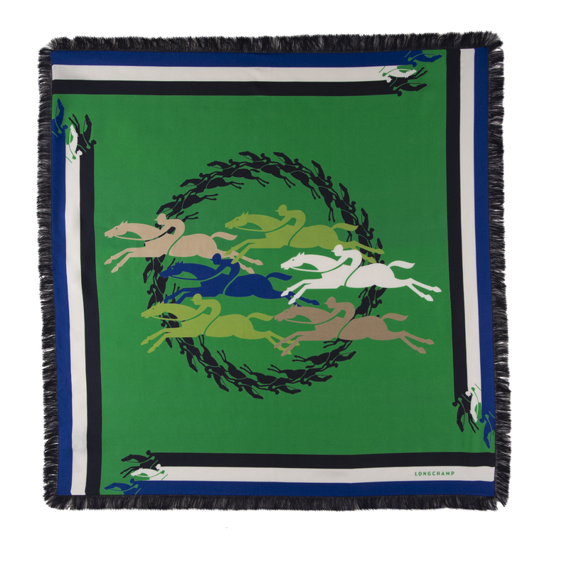 Longchamp Jumping Silk scarf 70