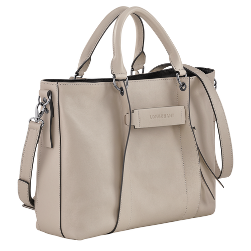 Longchamp 3D L Handbag , Clay - Leather - View 3 of 5