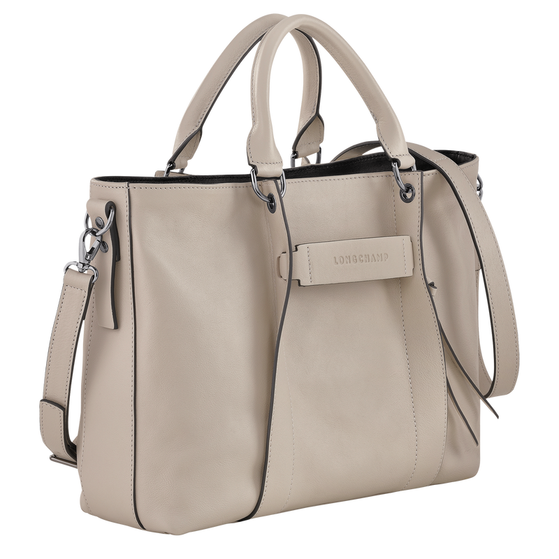 Longchamp 3D L Handbag , Clay - Leather  - View 3 of  5