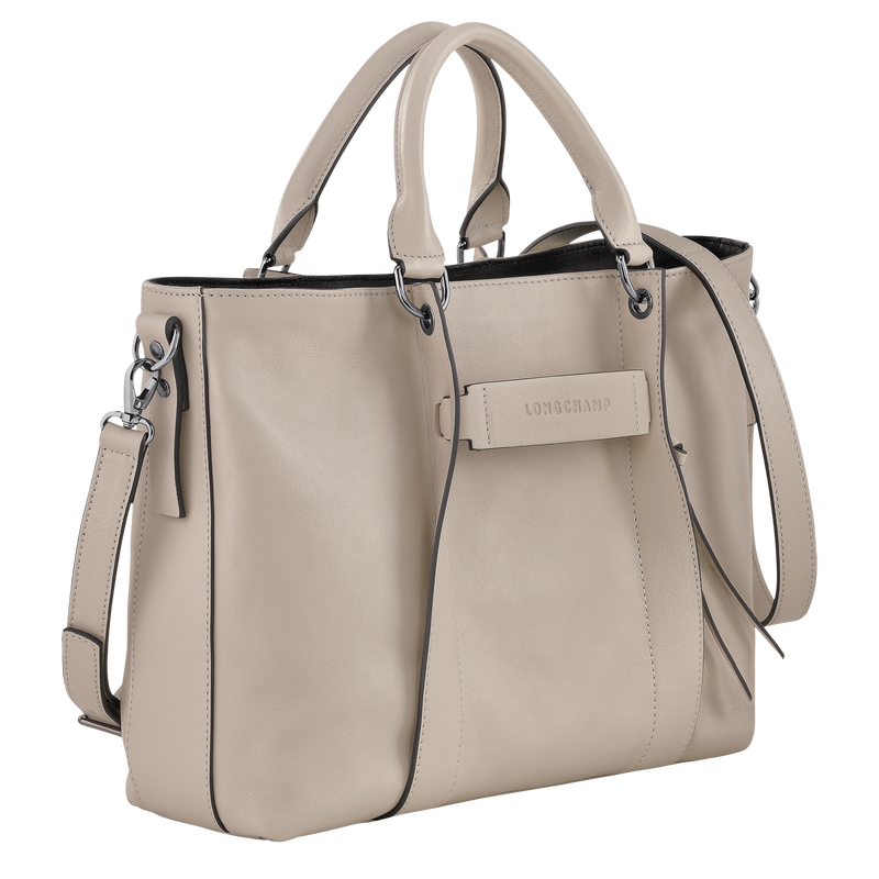 Longchamp 3D L Handbag , Clay - Leather  - View 3 of 5