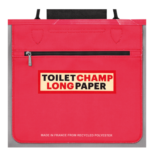 Longchamp x ToiletPaper M Tote bag , Red - Canvas - View 5 of 5