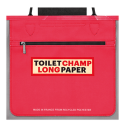 Longchamp x ToiletPaper Tote bag M, Red