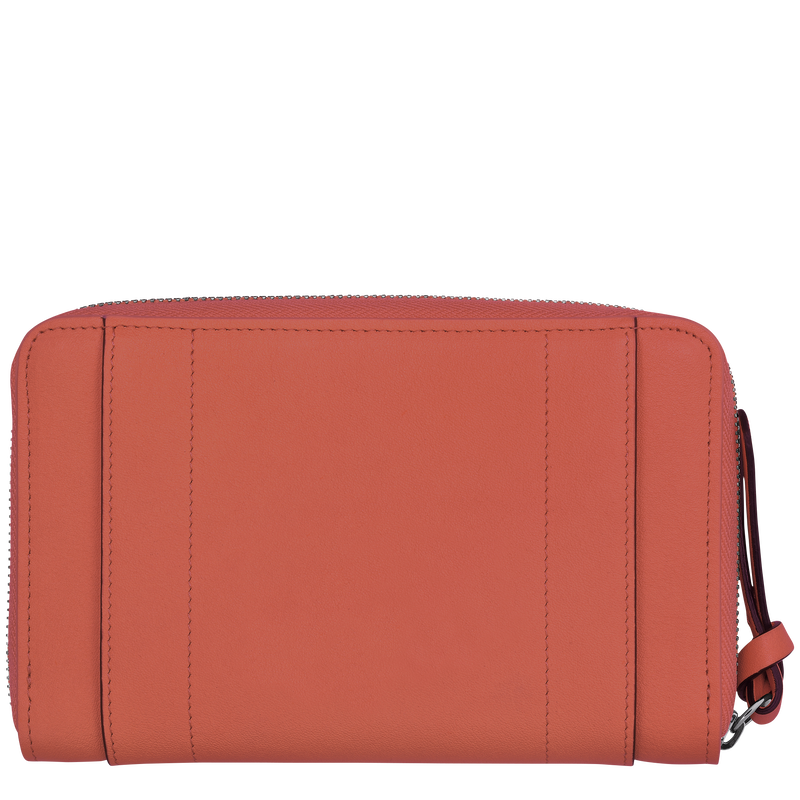 Portefeuille Longchamp 3D , Cuir - Sienne  - Vue 2 de 2