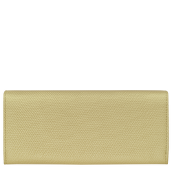 Le Roseau Long continental wallet , Pistachio - Leather