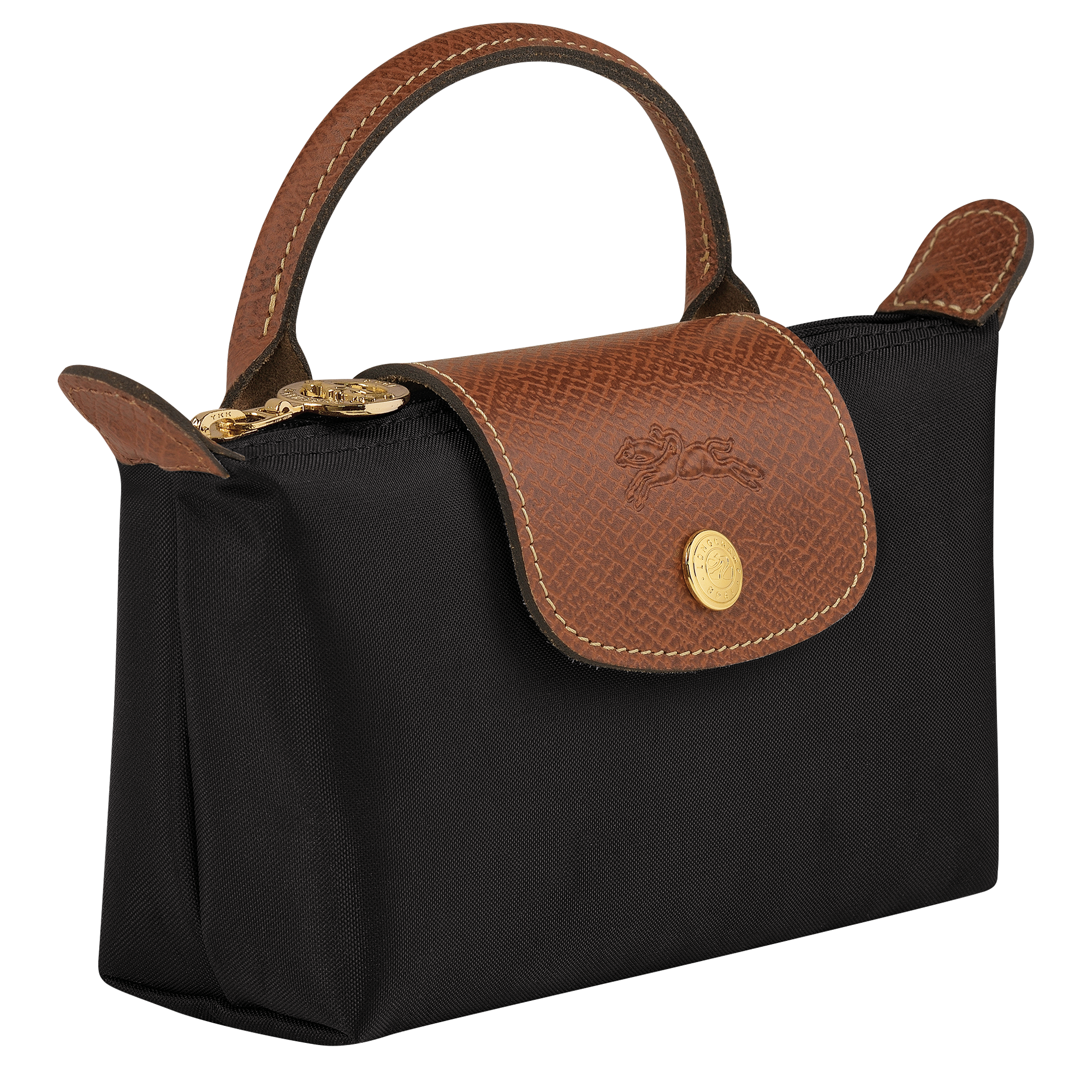 Longchamp Pouch with Handle Le Pliage, Luxury, Bags & Wallets on