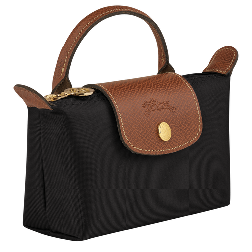 Le Pliage Original Tasje met handvat , Zwart - Gerecycled canvas - Weergave 3 van  6