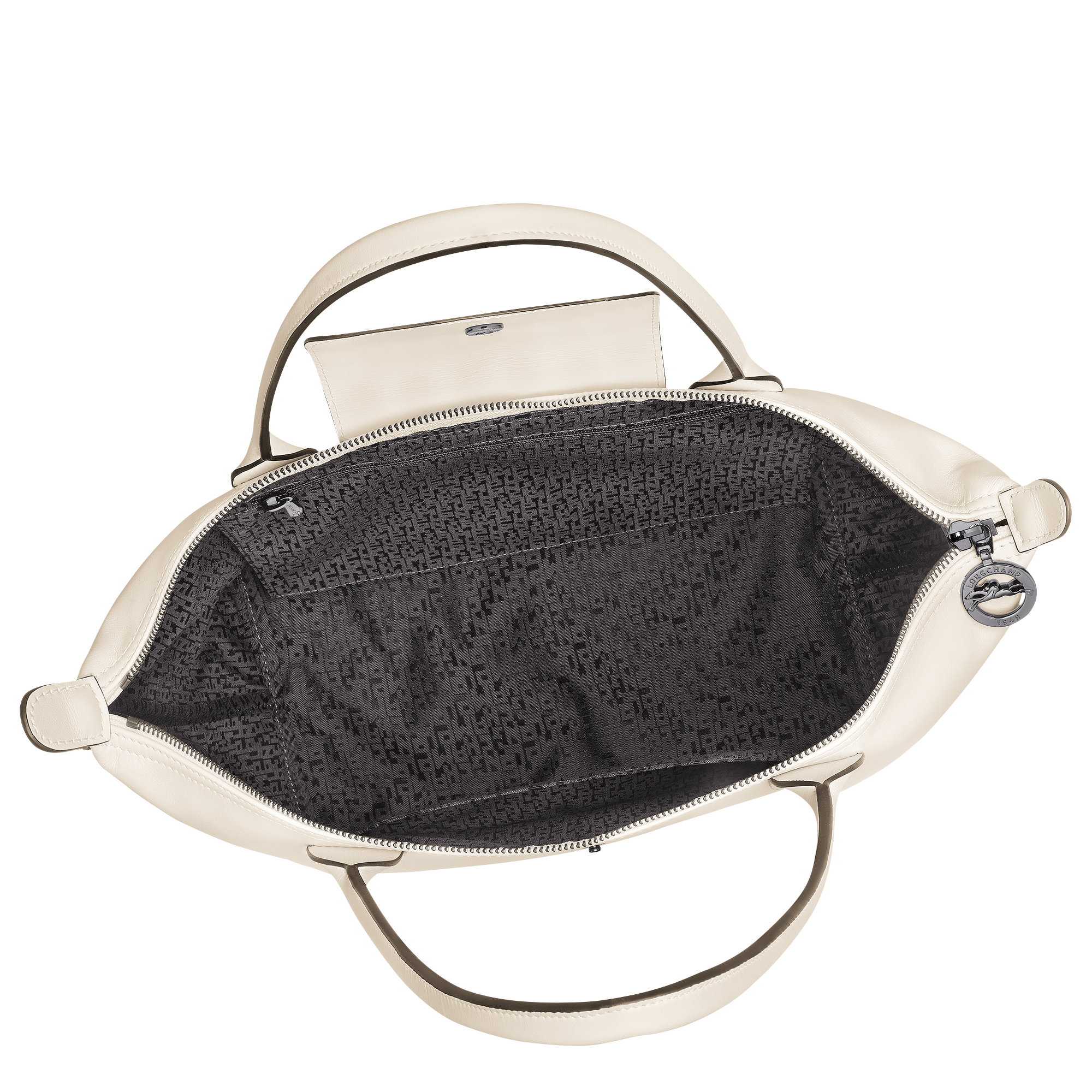 Le Pliage Xtra M Tote bag Ecru - Leather | Longchamp US Le Pliage Xtra M Tote bag Ecru - Leather | Longchamp US