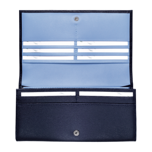 Portefeuille long, 006 Marine Portefeuille long, 006 Marine, hi-res