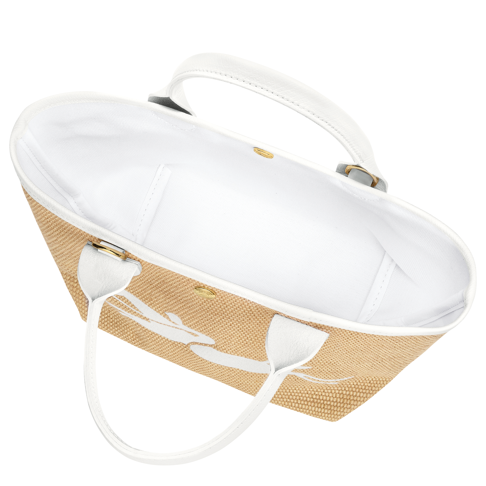 Le Panier Pliage Handtasche S, Weiss