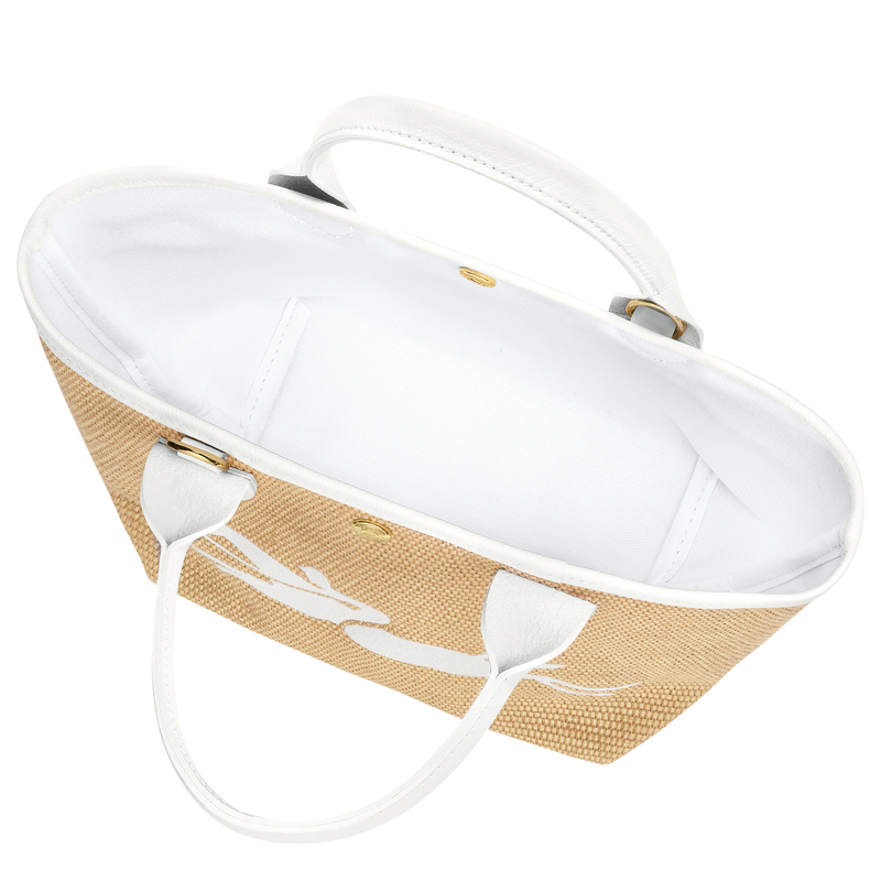 Handtasche S Le Panier Pliage , Canvas - Weiss  - Ansicht 5 von 5