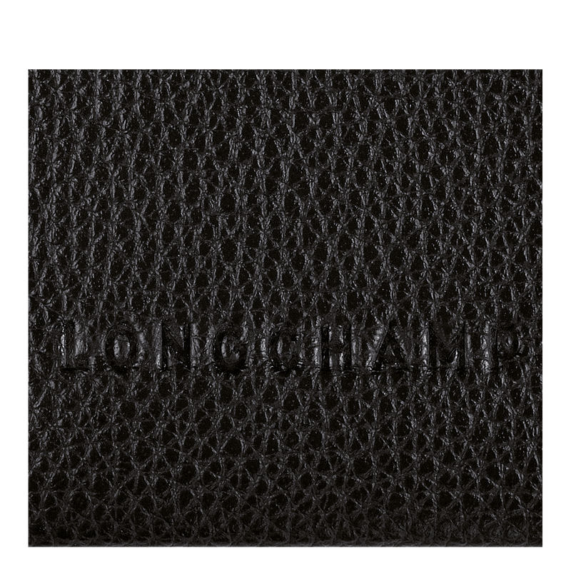 Le Foulonn&eacute; Card holder , Black - Leather  - View 4 of  4