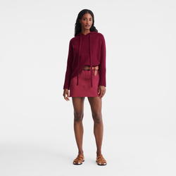 Hoodie jumper , Beetroot - Knit
