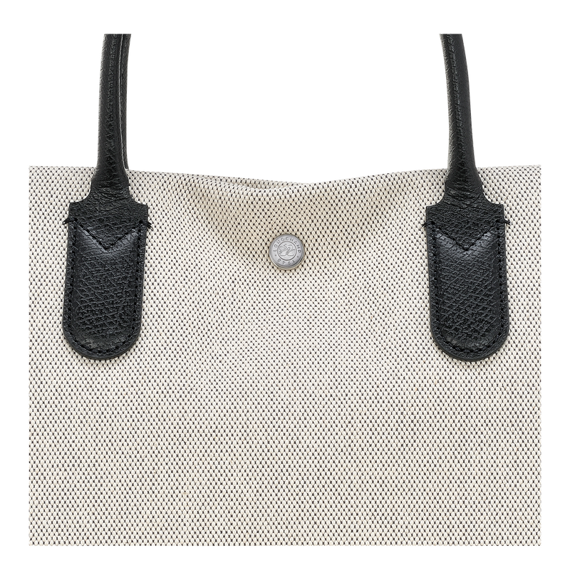 Essential M Tote bag , Ecru - Canvas  - View 6 of  7