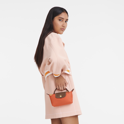 Le Pliage Original Bolso pequeño con asa , Lona reciclada - Naranja