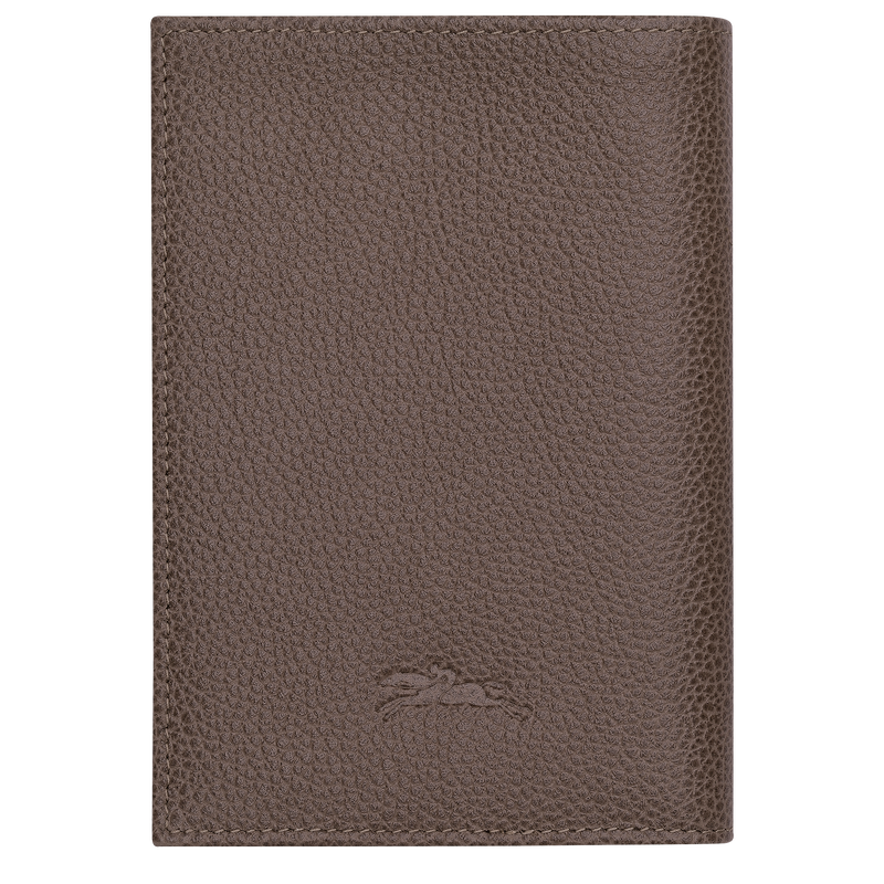 Le Foulonn&eacute; Funda para pasaportes , Cuero - Topo  - Vista 2 de 3