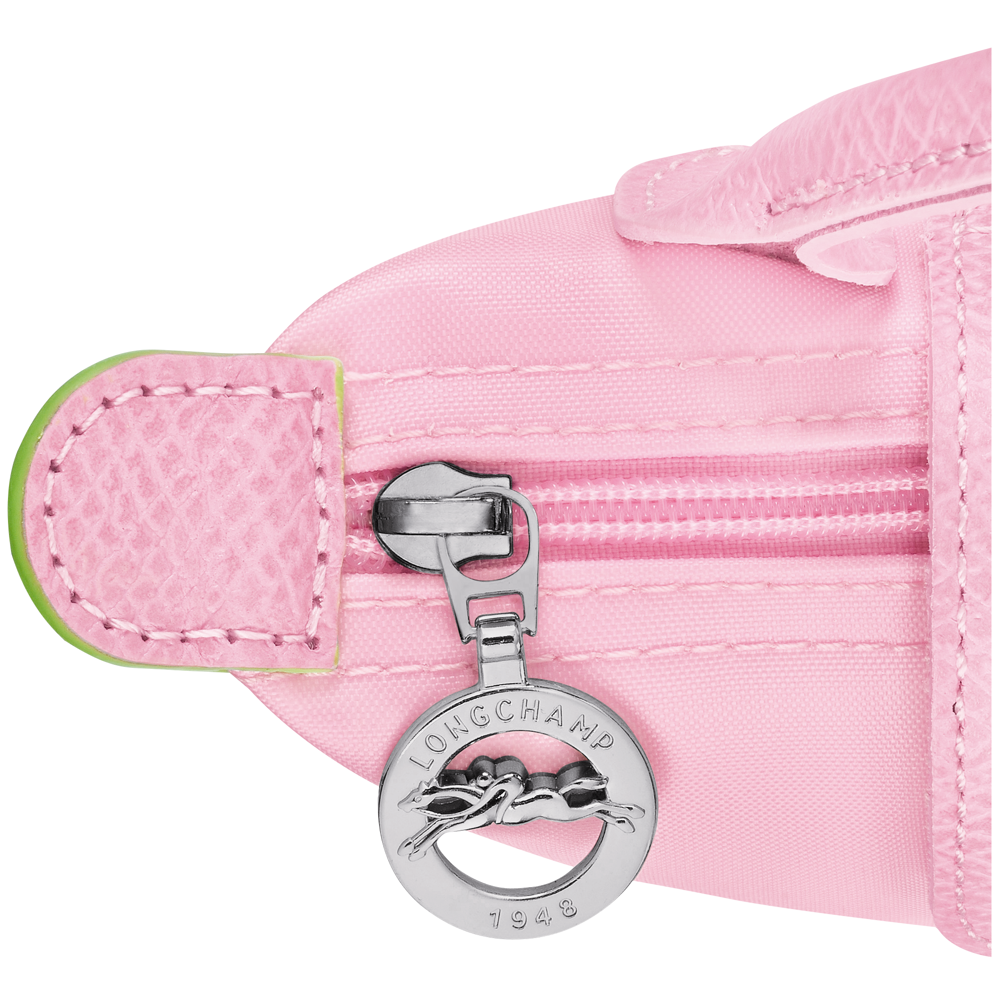 Le Pliage Green Pouch with handle, Pink