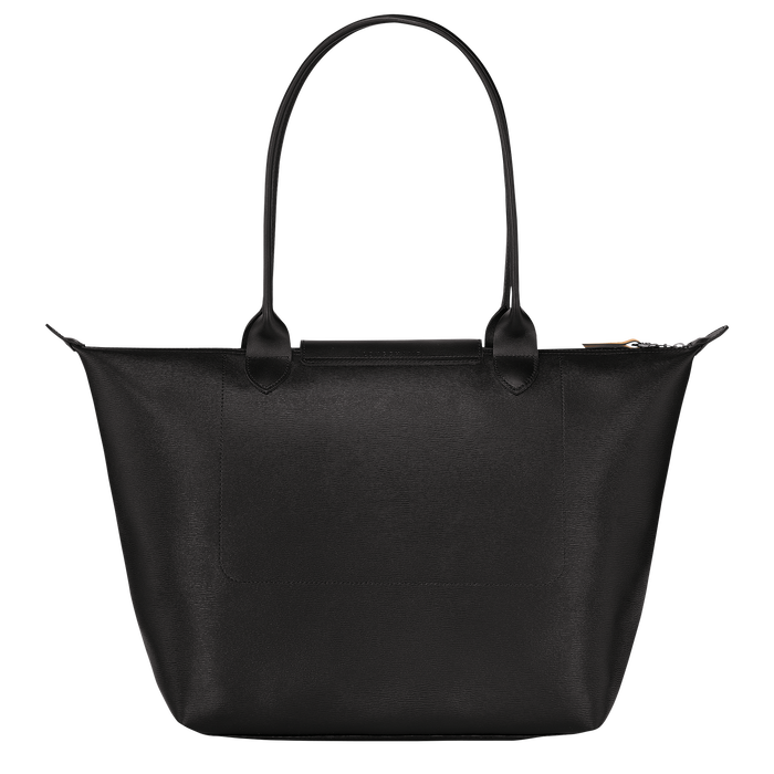 Le Pliage City Shopping bag L, Black