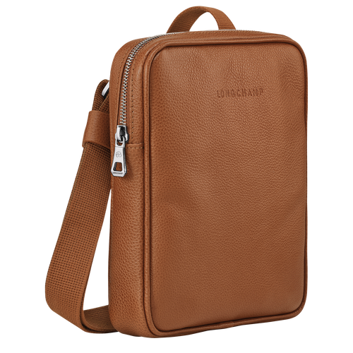 Le Foulonné XS Crossbody bag , Caramel - Leather - View 3 of  5