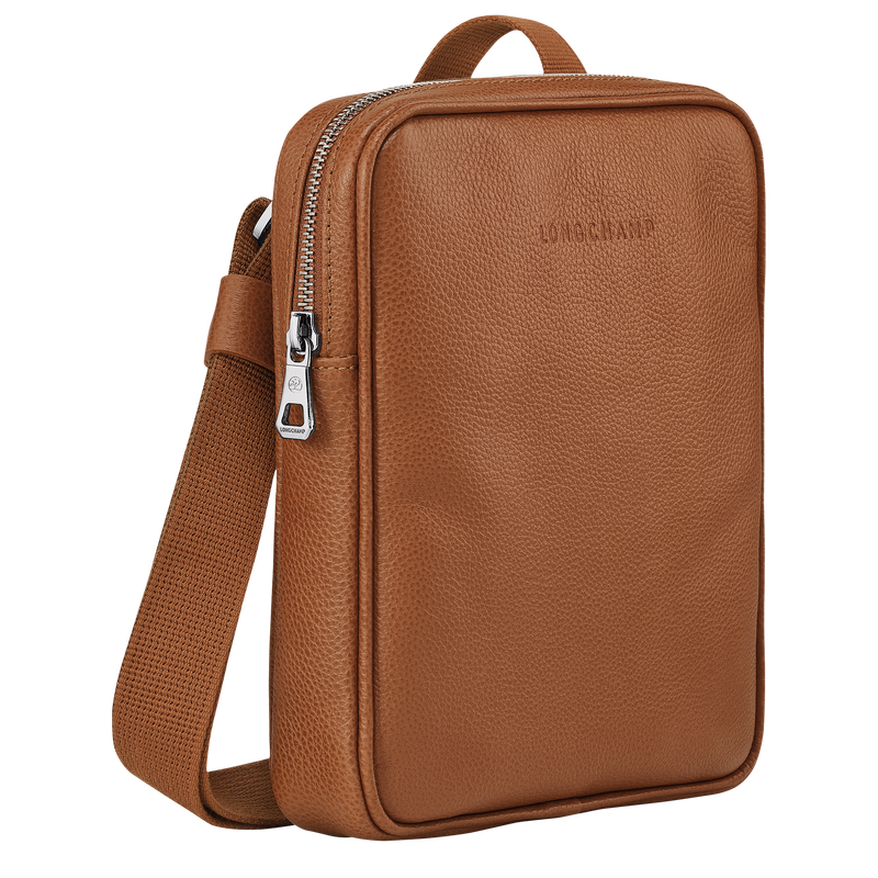 Le Foulonné XS Crossbody bag , Caramel - Leather  - View 3 of  5