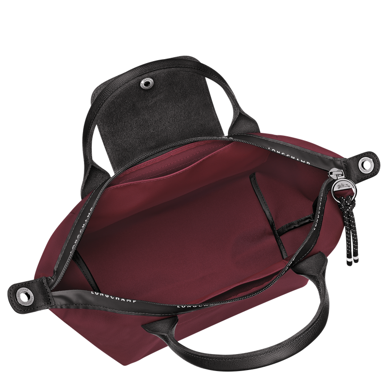 Le Pliage Energy 手提包 S , 酒紅色 - 再生帆布  - 查看 4 5