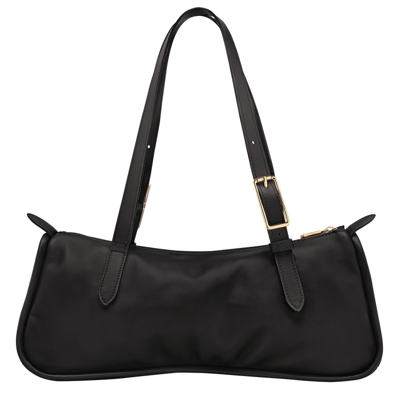 Borsa da spalla L Looong , Pelle - Nero  - View 4 of  6