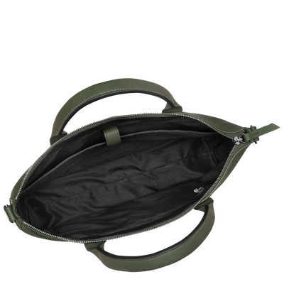 Longchamp 3D Aktentasche, Khaki