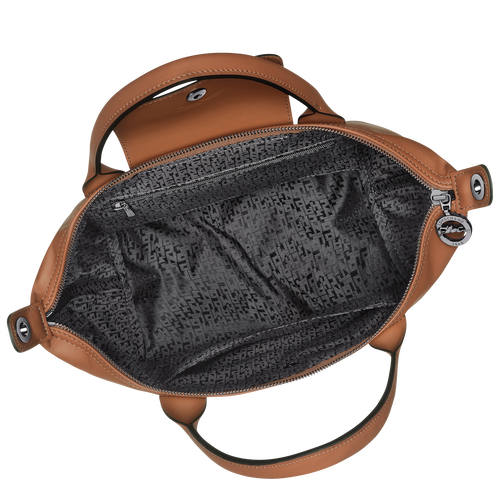 Le Pliage Xtra S Handbag , Cognac - Leather - View 5 of  6