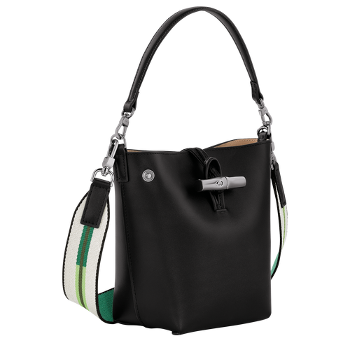 Roseau XS Bucket bag , Black - Leather - View 3 of 4