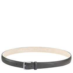 Végétal Men's belt , Grey - Leather