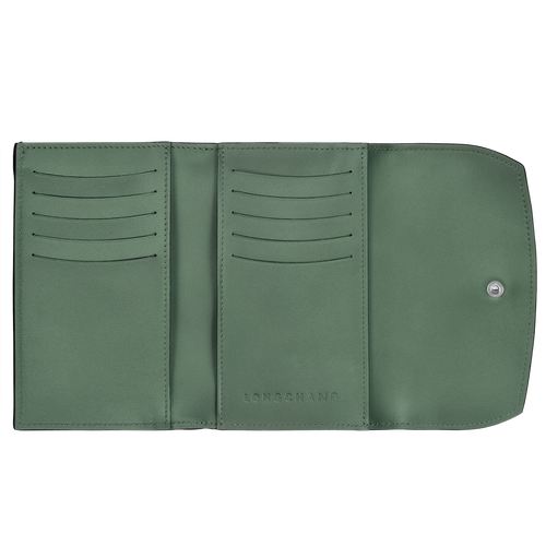 Roseau Wallet , Sage - Leather - View 2 of  2