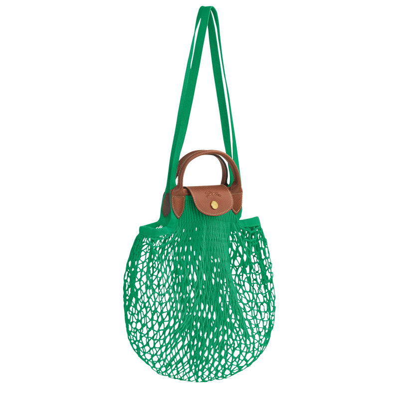 Le Pliage Filet L Mesh bag , Green - Canvas  - View 2 of 3