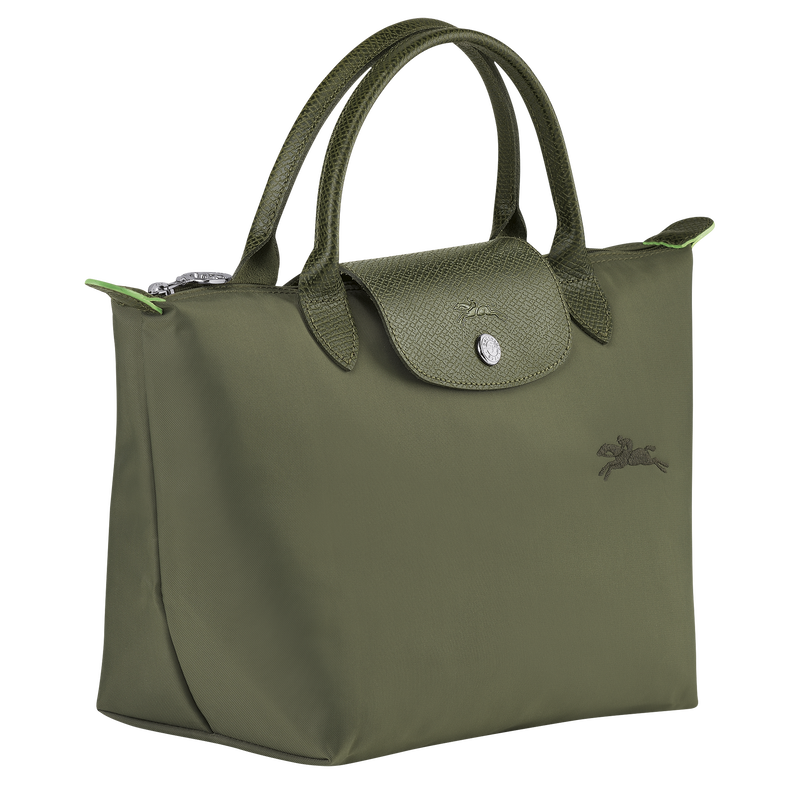Le Pliage Green S Handbag , Forest - Recycled canvas  - View 3 of 5