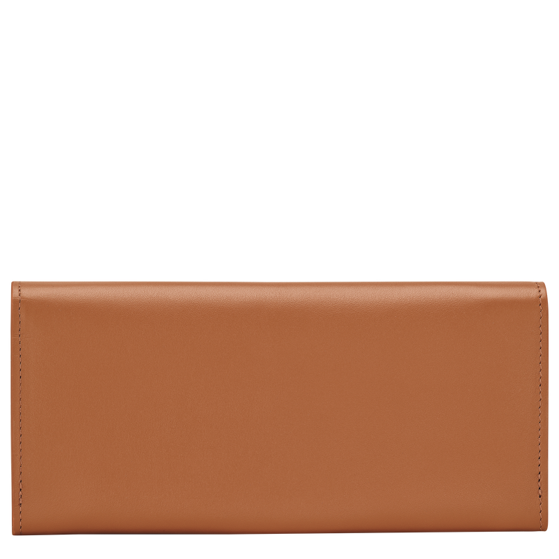 Portafoglio continental lungo Le Roseau , Pelle - Anacardo  - View 2 of  3