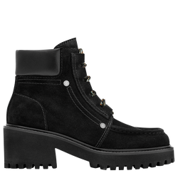 La Baroudeuse Boots , Black - Leather