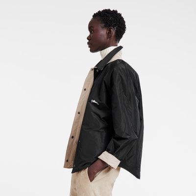 null Padded blouson, Black/Mahogany