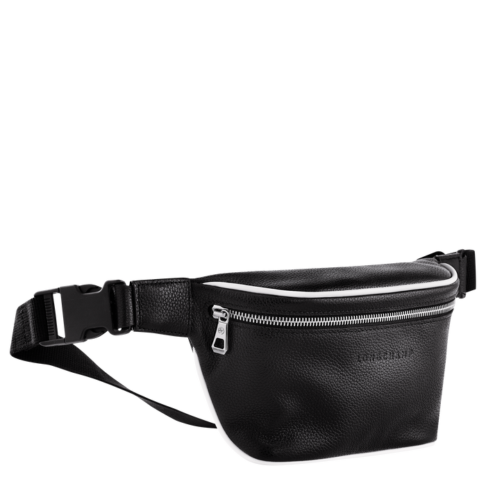 Le Foulonné Sac banane, Noir/Blanc