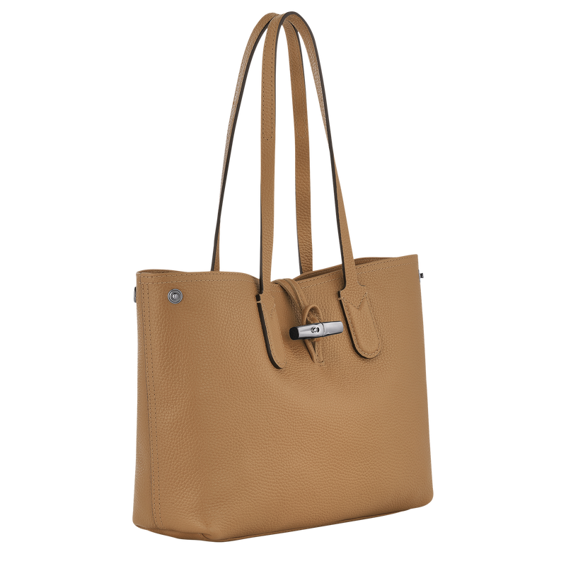 Le Roseau Essential M Tote bag Fawn - Leather | Longchamp US