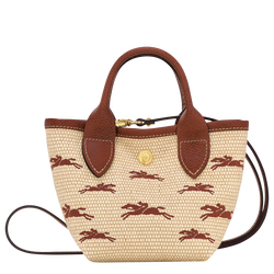 Borsa con manico XS Le Panier Pliage , Tela - Marrone