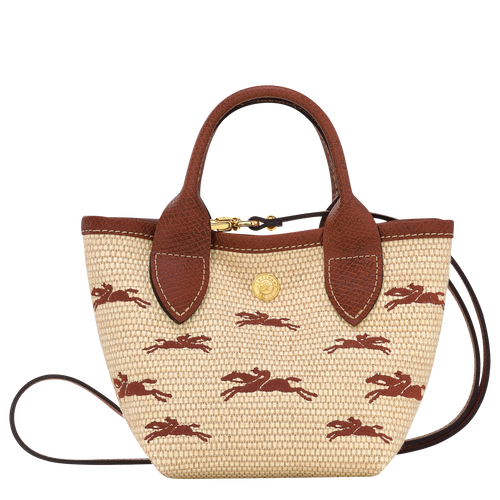 Le Panier Pliage XS Basket , Brown - Canvas - View 1 of 5