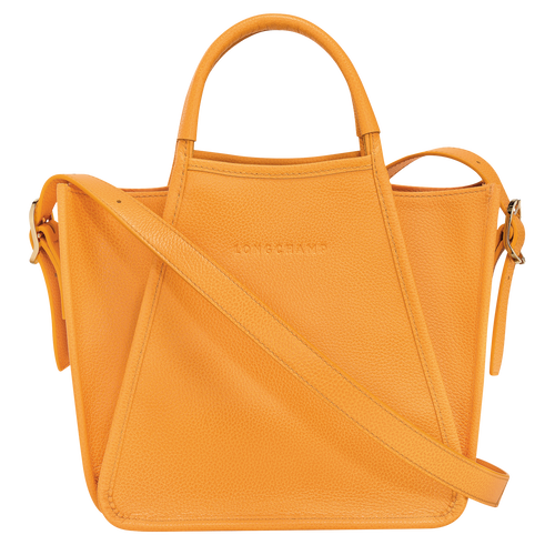 Le Foulonné S Handbag , Apricot - Leather - View 5 of  6