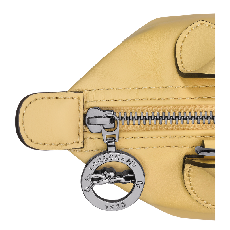 Le Pliage Xtra XS Handbag , Wheat - Leather  - View 6 of  6