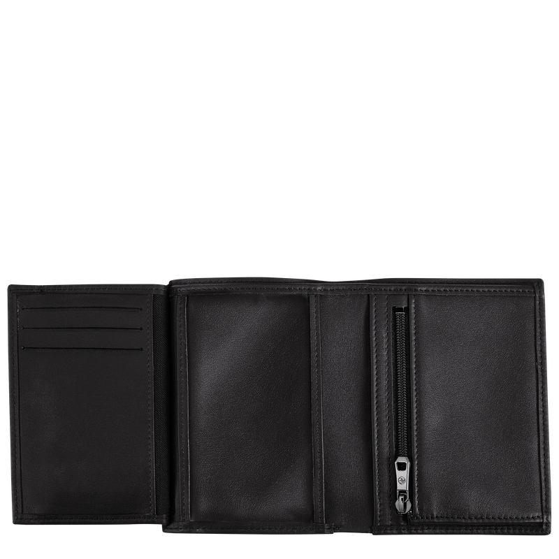 Longchamp sur Seine Wallet , Black - Leather  - View 3 of  3