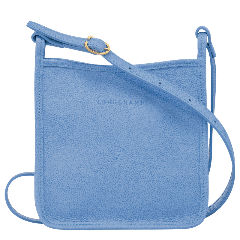 XS electric blue leather crossbody bag