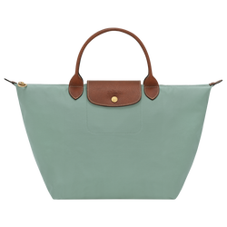 Le Pliage Original M Handbag , Celadon - Recycled canvas