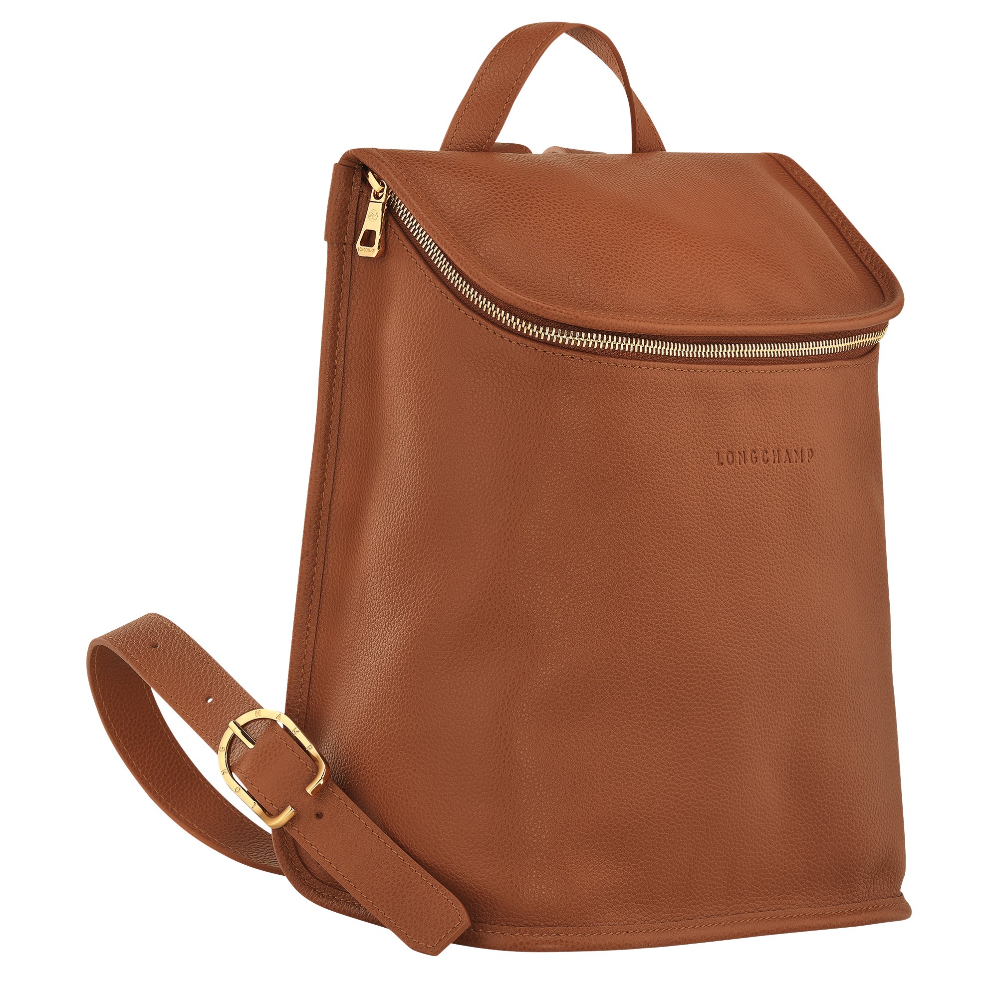 Backpack M, Caramel - View 3 of
5 - zoom in Le Foulonné Backpack M, Caramel