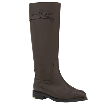 Candice Flat boots , Mocha - Leather