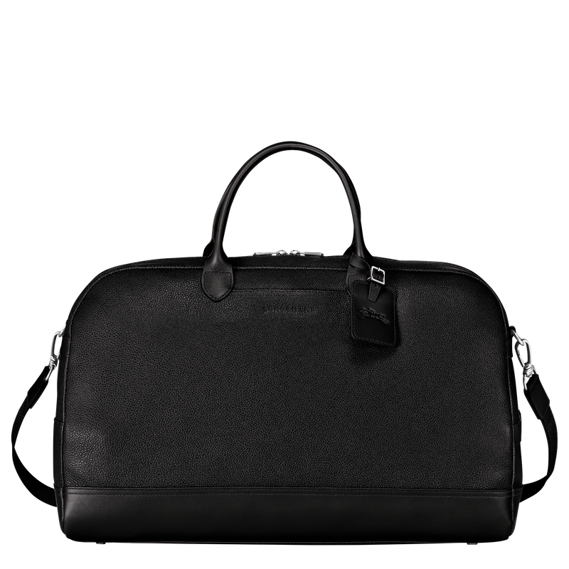 Le Foulonne M Travel bag Black Leather Longchamp NG