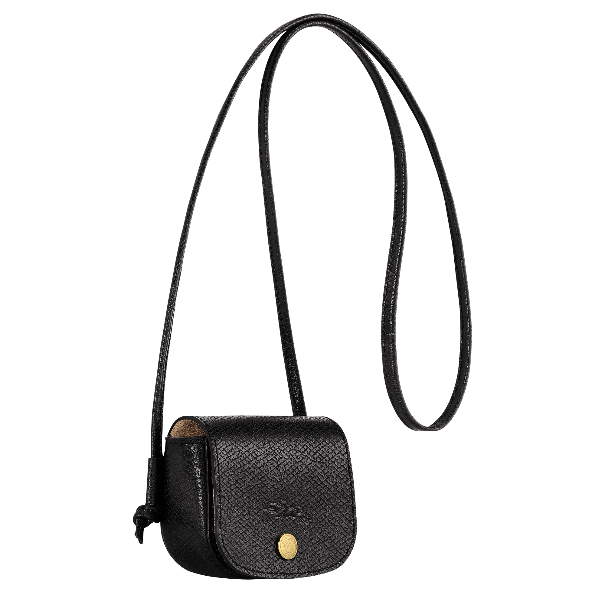 Épure Coin purse with leather lace Black - Leather (30027HYZ001