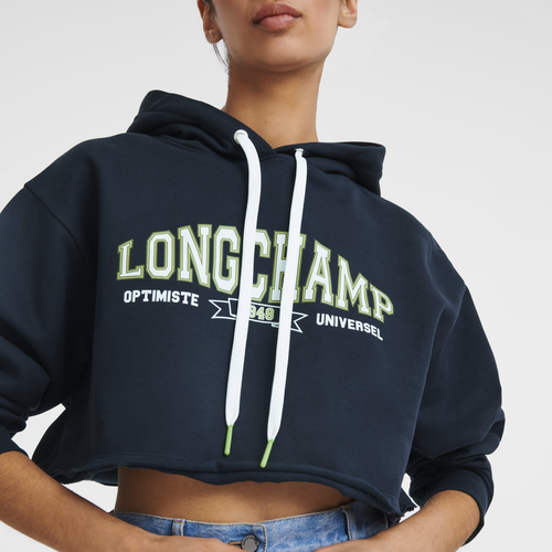 Hoodie , Jersey - Navy - Ansicht 3 von 4