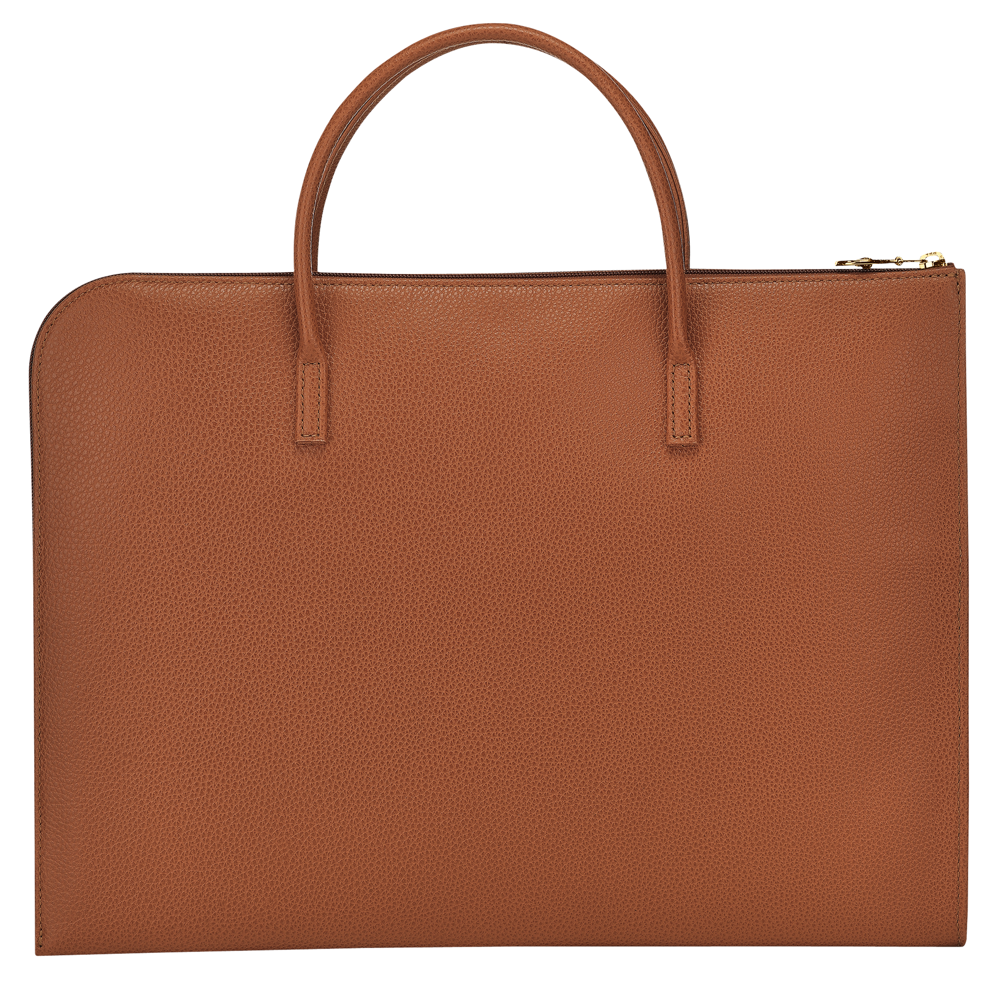 Briefcase S, Caramel - View 4 of
5 - zoom in Le Foulonné Briefcase S, Caramel